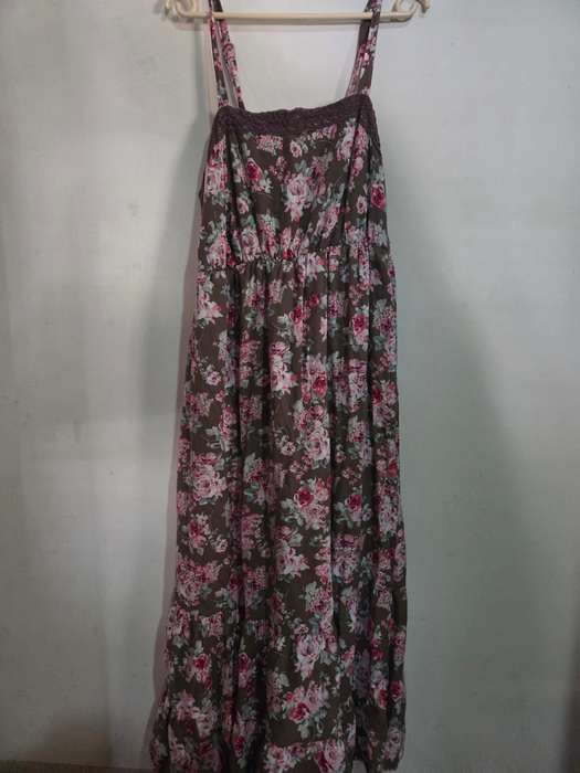 Beautiful Long Dress - 100% Cotton Size XL