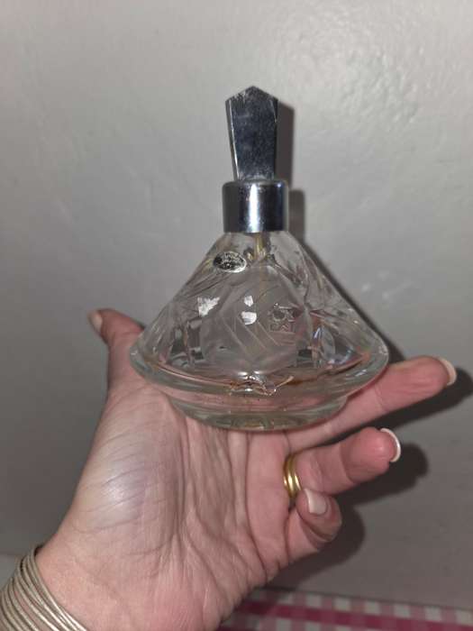Antique Bohemian Crystal perfume bottle - See pictures