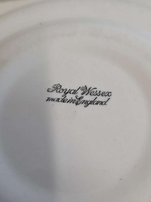 Royal Wessex Blue and White plate - England Diameter- 17cm