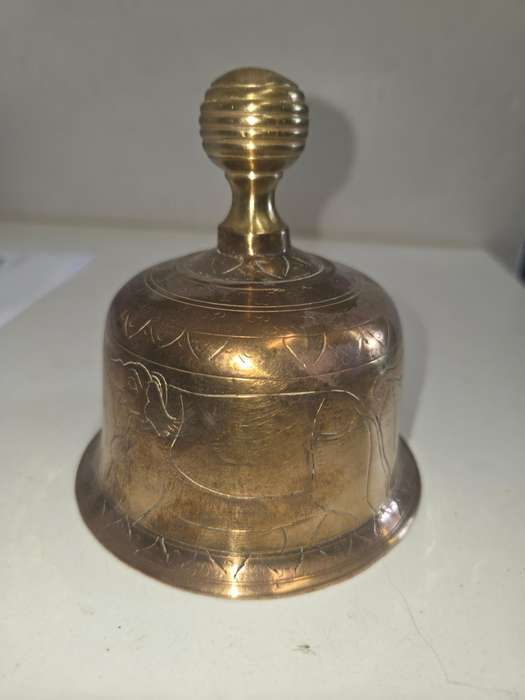 Solid Brass bell - working with loud noise!