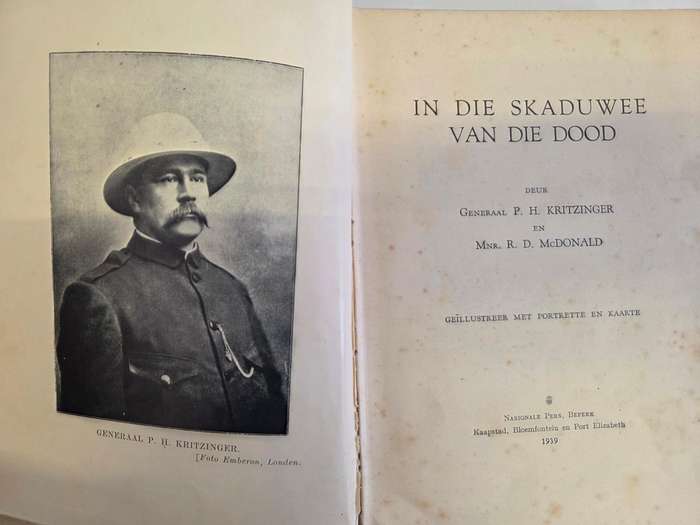 In die Skaduwee van die Dood - Ds. R.D. McDonald - 1939 - Ons Geskiedenis-Serie