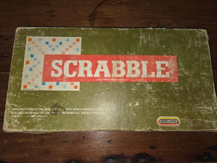 Vintage Scrabble Game