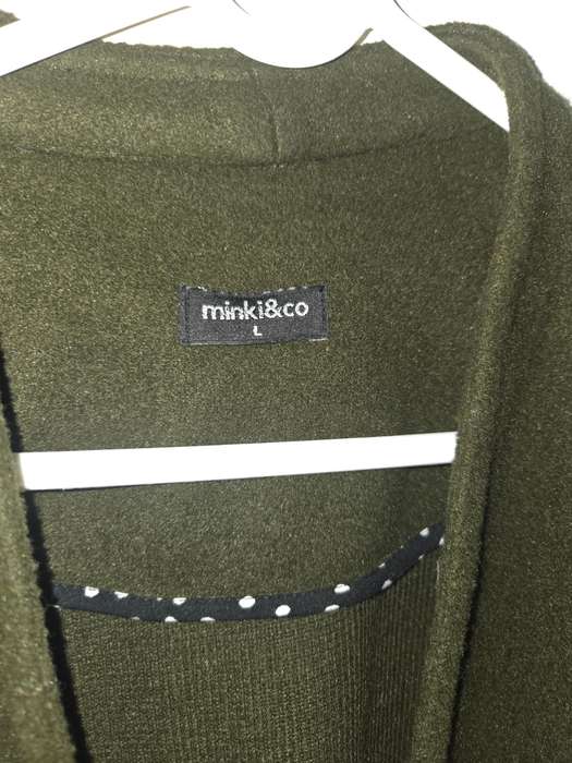 Minki&Co Khaki green coat - Size L