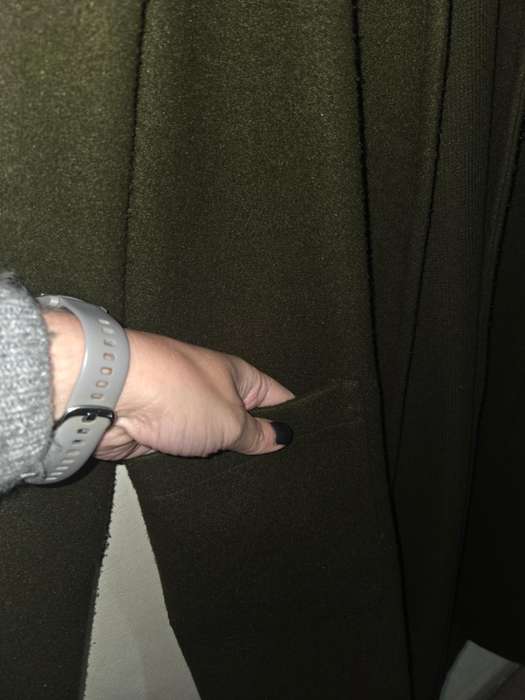 Minki&Co Khaki green coat - Size L