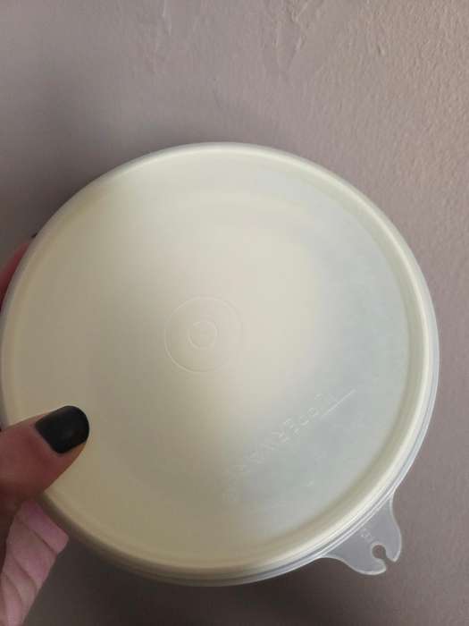 Tupperware container with lid