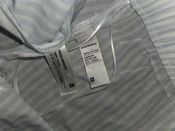 Woolworths Sleepwear / Pajamas - Size M - 100% Cotton Like new