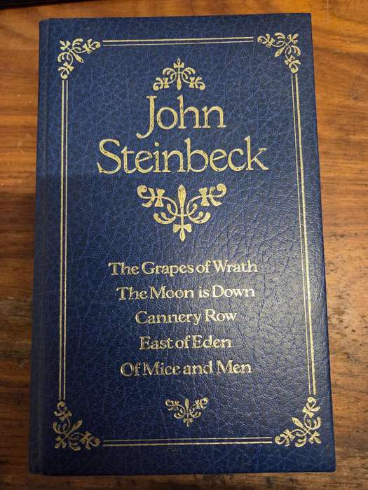 Large Vintage Book - John Steinbeck - 5 Stories in One