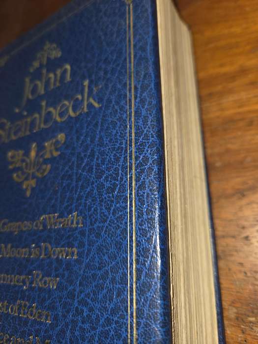 Large Vintage Book - John Steinbeck - 5 Stories in One