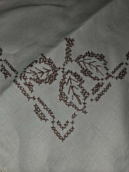Vintage Embroidered Tablecloth Size - 80cm x 80cm Has a mark or 2 due to age