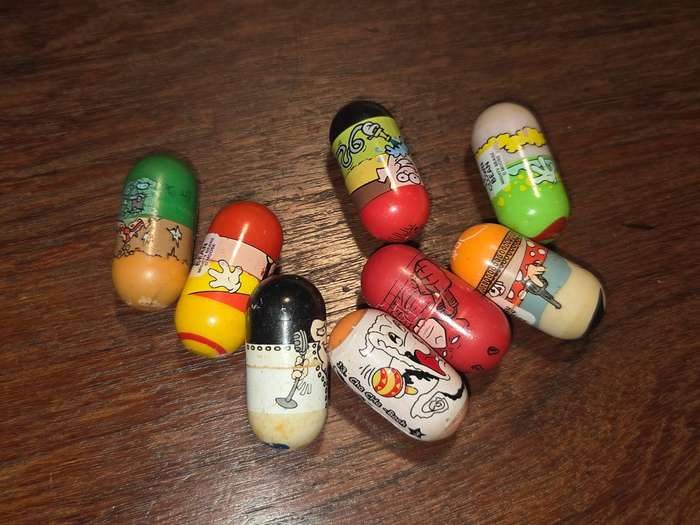 8 x Collectable Mighty Beanz
