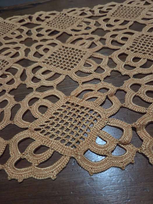 Beautiful Large Handcrafted Doily / Runner Size - 95cm x 40cm Just beautiful!!!