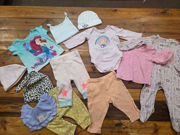 12 Piece baby clothes - 3-6 months - Includes Woolworths, Keedo, Cotton on, etc.