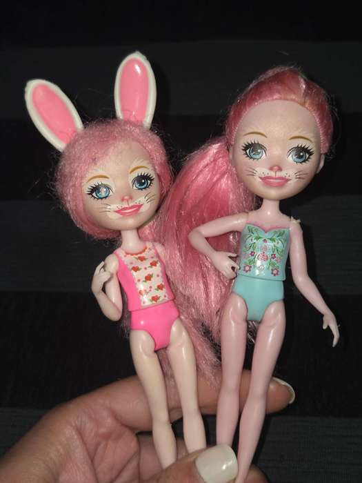 2 x Enchantimals Dolls