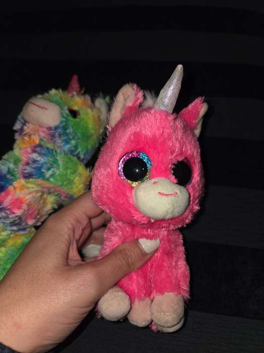 Beanie boo Unicorn and Snappetz unicorn Plush toys