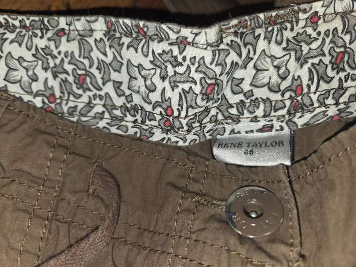 Rene Taylor Brown Cargo Pants - Size 46