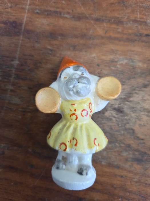 Vintage Porcelain Salt pot - Doggy shaped