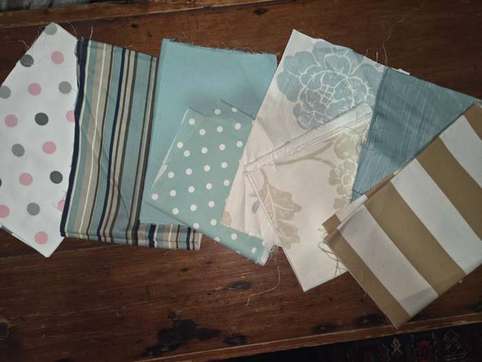 8 Pieces of fabric for your next project - Different sizes - Perfect for patchwork