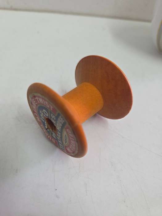 Vintage Wooden Cotton Reel
