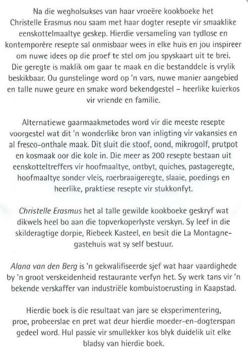 Books: TYDLOSE EENSKOTTEL TREFFERS deur Christelle Erasmus & Alana van den Berg (Afrikaans)