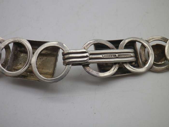 Stunning Designer CANDIDA -Joe Calafato -Sterling Silver Vintage necklace. approx 59 grms. 42.5cm
