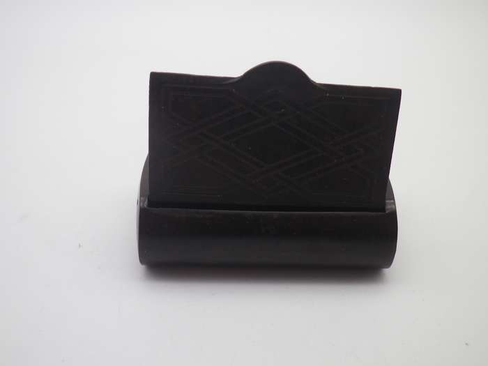 Antique BROWN BAKELITE Rectangular Snuff Box. Made in England