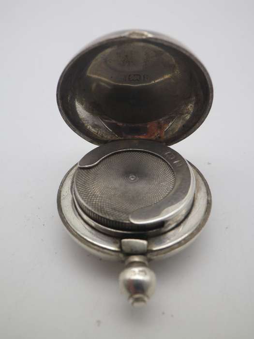 Hallmarked Silver Single Sovereign Case. Birmingham 1901. 21.14g