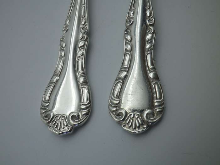 MAPPIN & WEBB silver plated 6 teaspoons & 6 cake forks