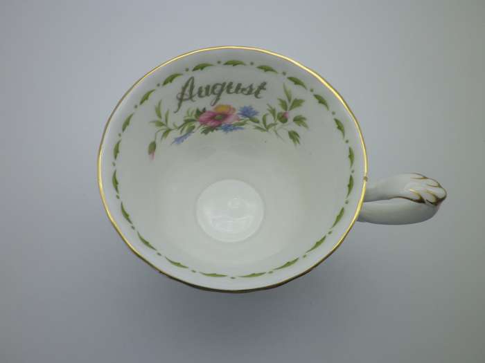 Royal Albert AUGUST flower of the month tea duo. Poppy