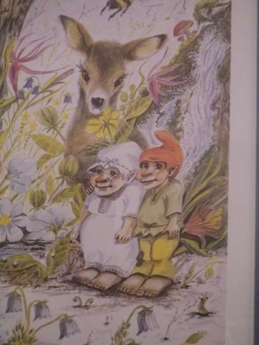 FOUR ELVES & FOREST CREATURES FRAMED SIGNED PRINTS. KALLE RIEMER. MAGICAL WHIMSICAL 42 X 34cm.