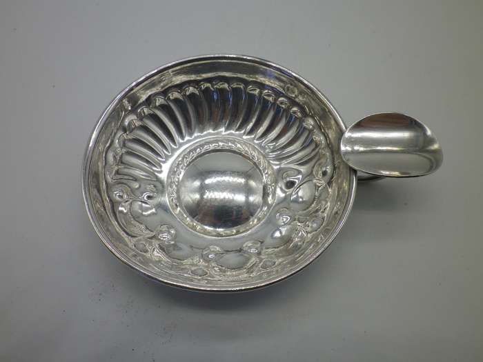 French 950 Hallmarked Silver Tastevin MARC PARROD   1903-1944