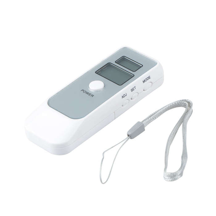 Portable Handheld Dual LCD Display Digital Alcohol Tester with Clock