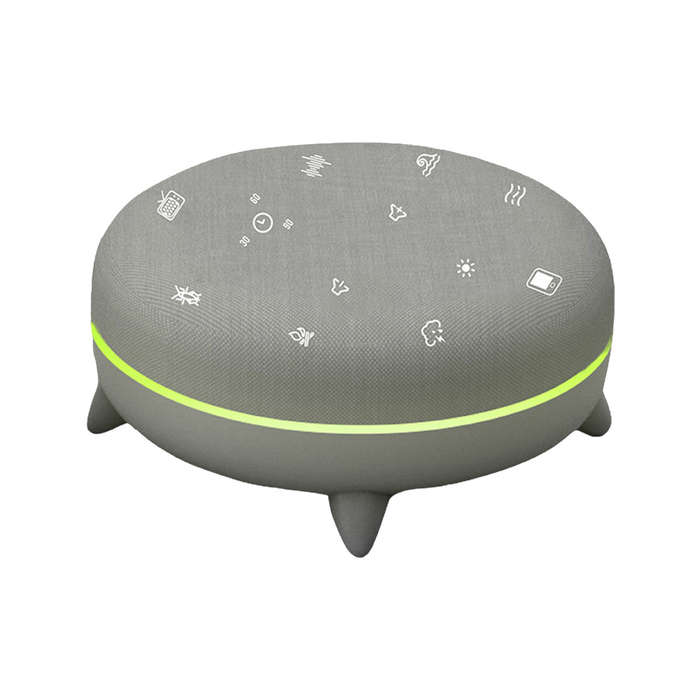 7 Soothing Sound White Noise Machine with Bluetooth Speaker & RGB Light