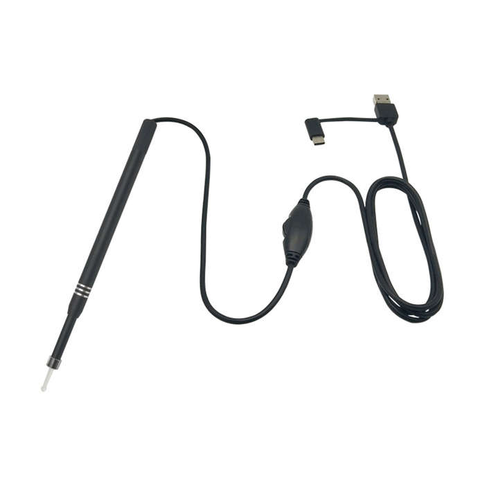 3-in-1 Built-in LED Light HD 5.5mm Otoscope With Endoscope Camera