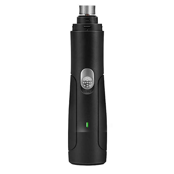Portable Multifunction USB Electric Low Noise Pet Nail Grinder - Black