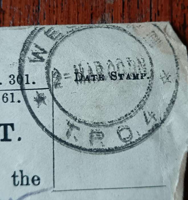 Boer War Temp Post Office Mail List De Aar 2 March 1900 with mail for Lords Roberts and Kitchener