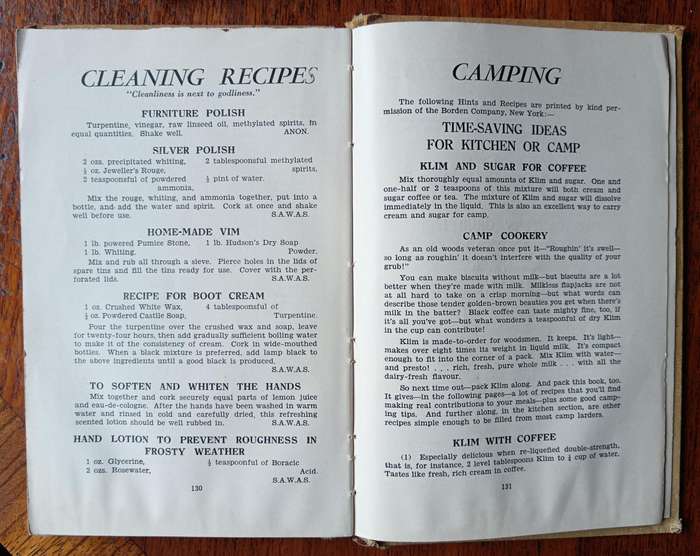 Two post-war cookery books - Victory and Ouma's - one signed by Ouma Isie Smuts