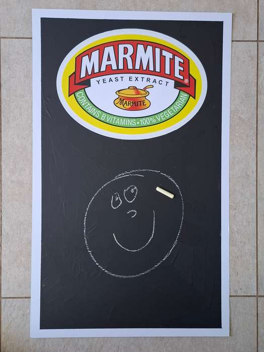 MARMITE Kitchen Black Board 76cm x 48cm