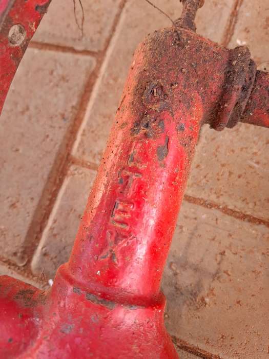 Vintage CALTEX Oil Pump with pipe