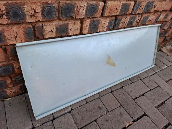 Assegai Tobacco Steel Sign 105cm x 37cm x 1cm