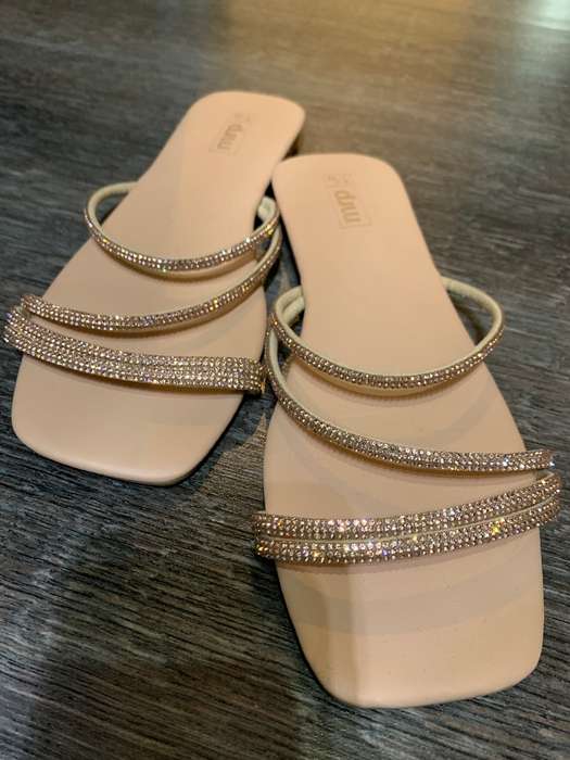 Diamante encrusted sandals