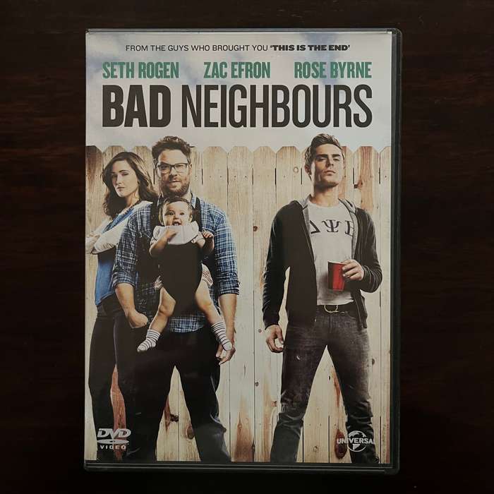 Bad Neighbours DVD Seth Rogen Zac Efron Rose Byrne