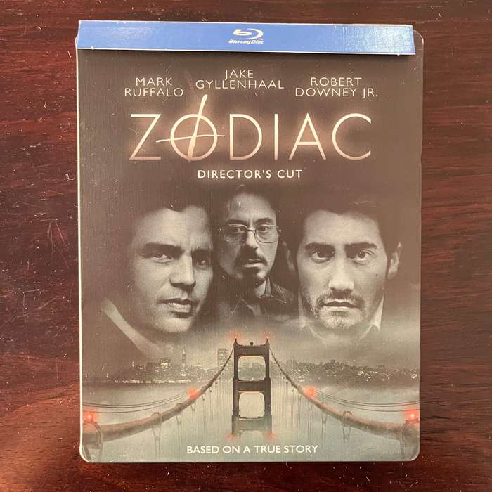Zodiac - Directors Cut Blu Ray Steelbook Rare OOP Region A US Press David Fincher