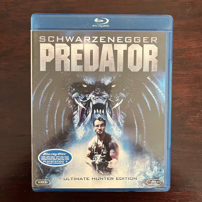 Predator Blu Ray Import Arnold Schwarzenegger