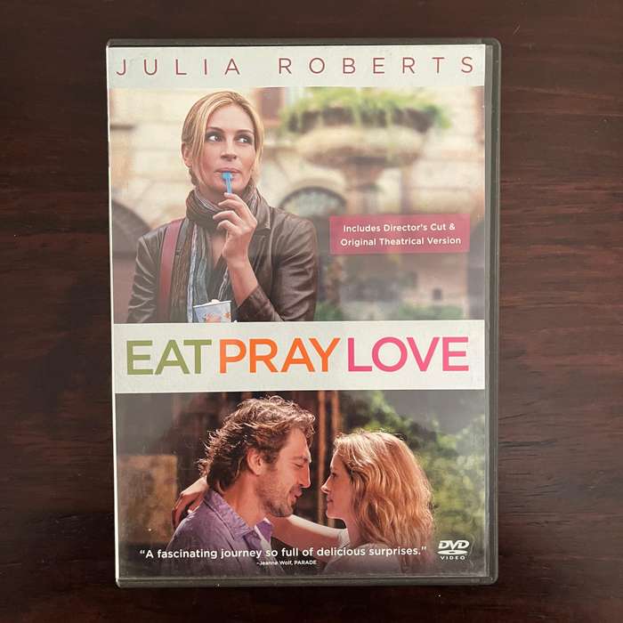 Eat Pray Love DVD Julia Roberts South African Press