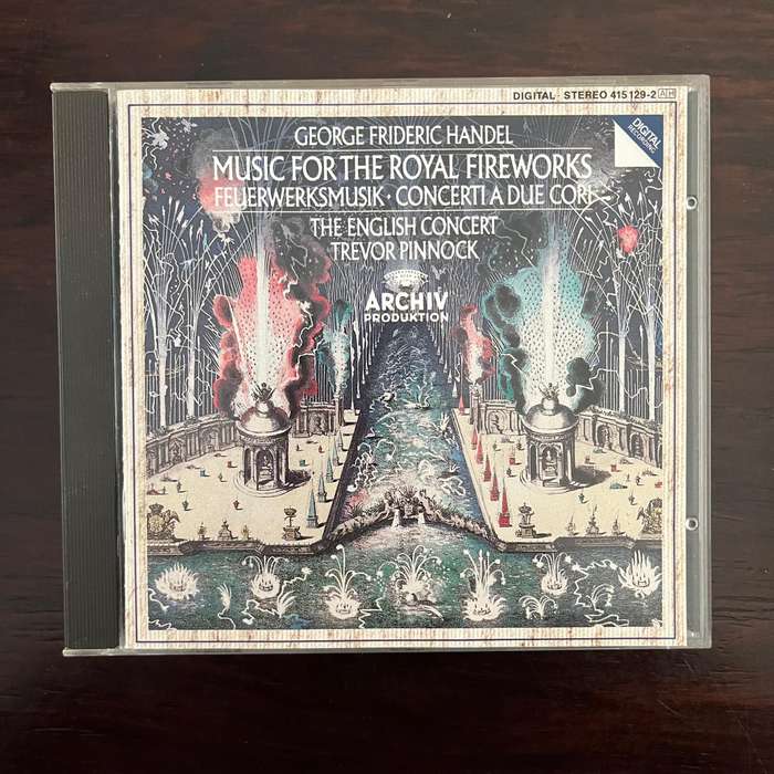 Handel - Music For The Royal Fireworks CD German Press Archiv Produktion