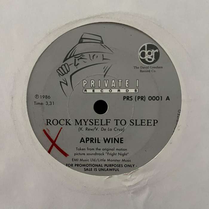 April Wine, White Sister - Rock Myself To Sleep / Save Me Tonight Vinyl 7 Inch Single Promo