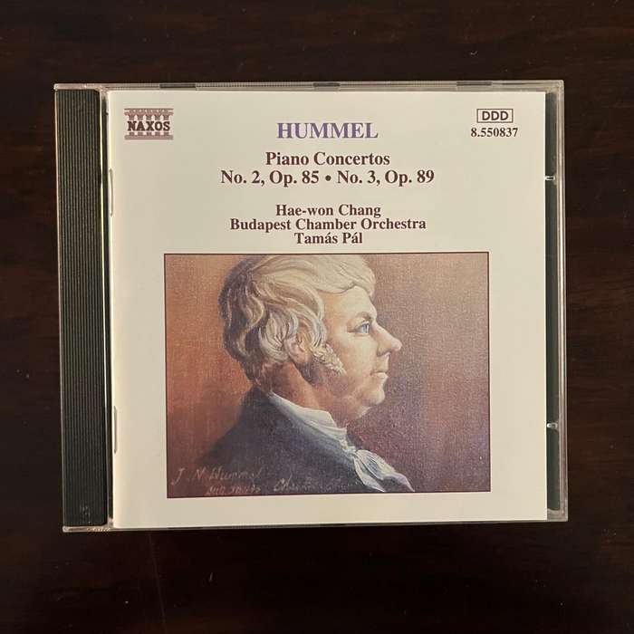 Hummel - Piano Concertos No. 2, Op. 85  No. 3, Op. 89 CD Naxos