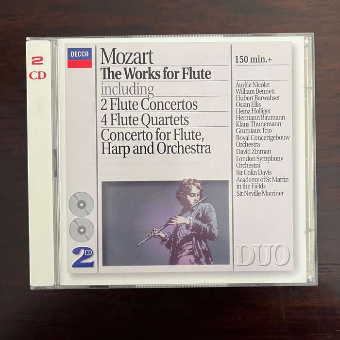 Mozart - The Works For Flute 2CD Decca German Press
