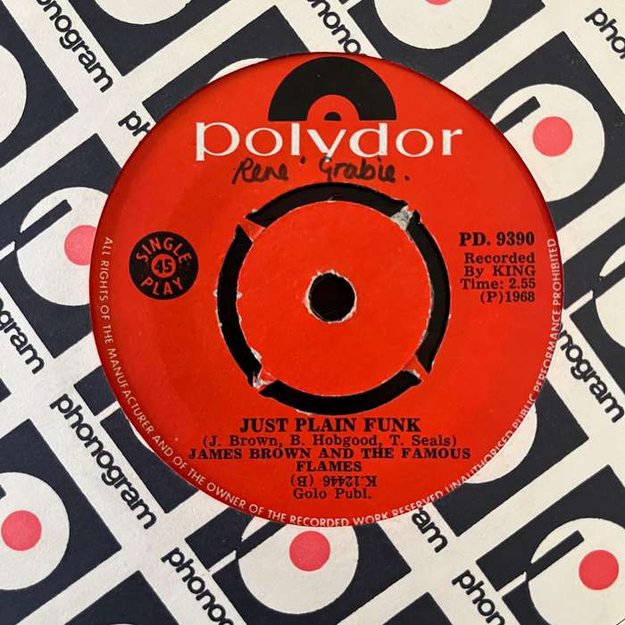 James Brown And The Famous Flames - I Guess I'll Have To Cry, Cry, Cry Vinyl 7 Inch Single SA Press