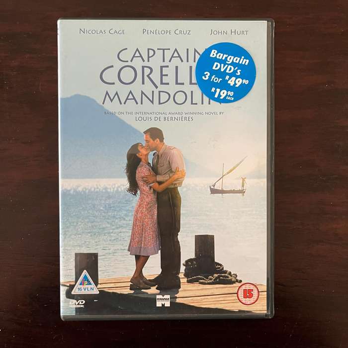 Captain Corelli's Mandolin DVD UK Press Nicolas Cage